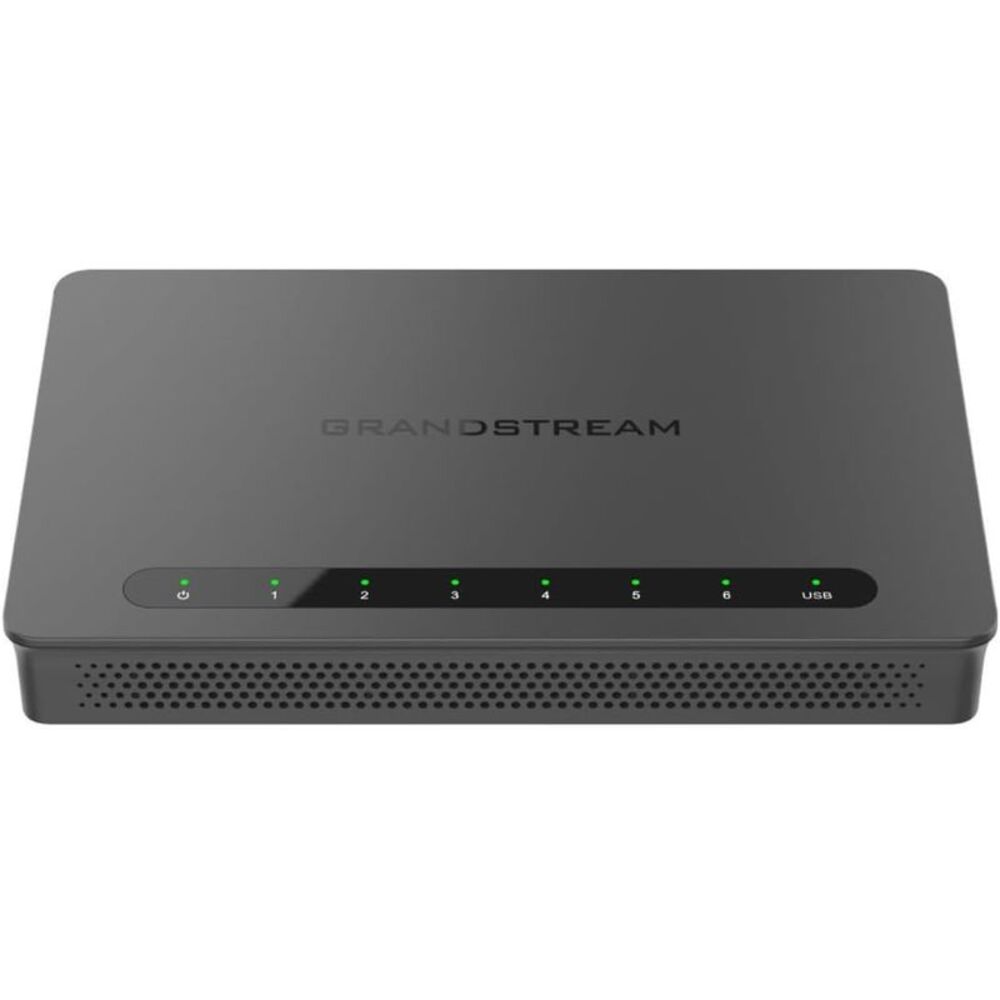 Grandstream GWN7001 6-Port Wired Gigabit VPN Router For Home, Business - Black